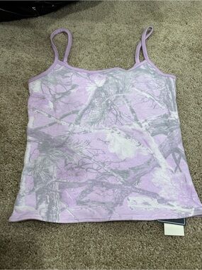 Hollister Lilac Floral Print Spaghetti Strap Cami
